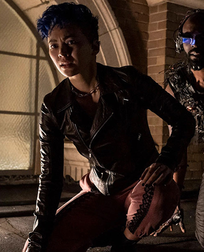 Jessica Henwick The Matrix Resurrections Leather Jacket