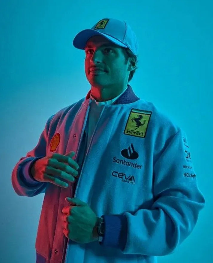 Ferrari Blue Miami Grand Prix jacket