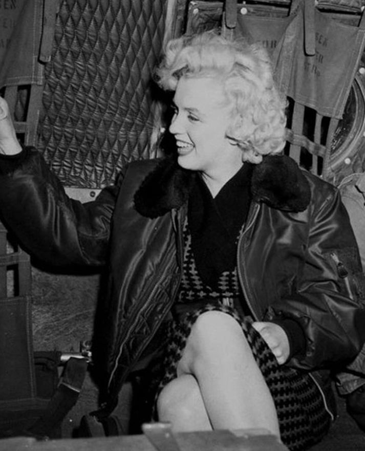 Marilyn Monroe Leather Jacket