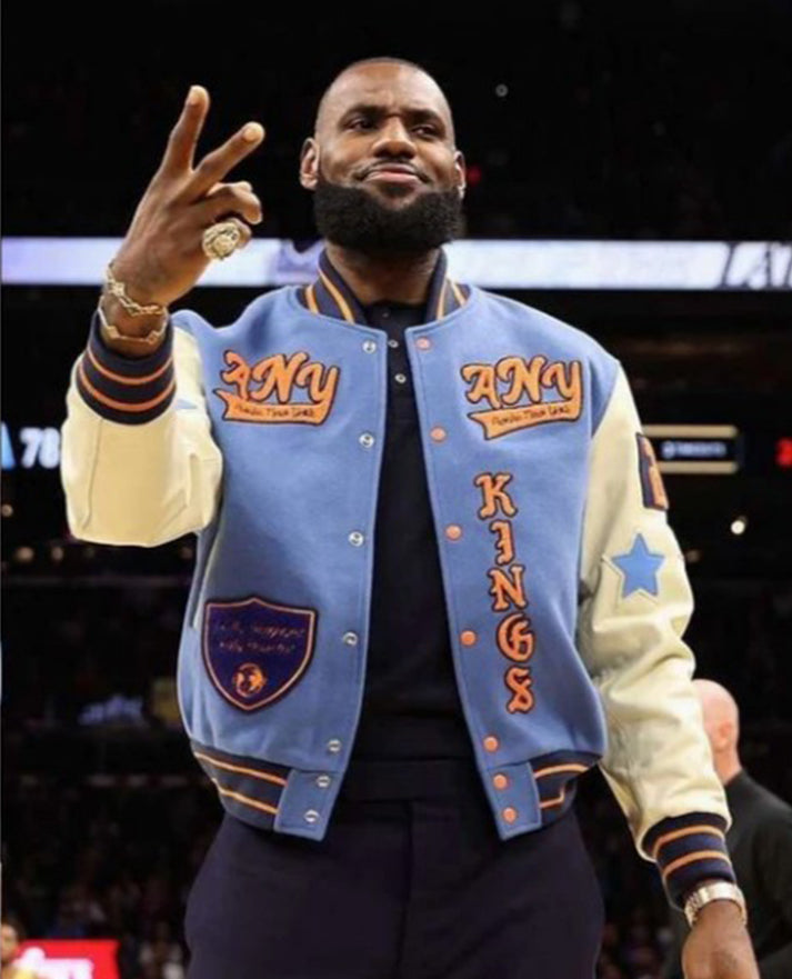 LeBron James NBA 22 Varsity Jacket