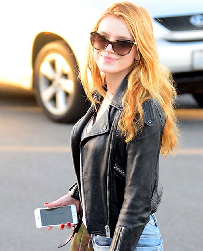 Bella Thorne Leather Jacket