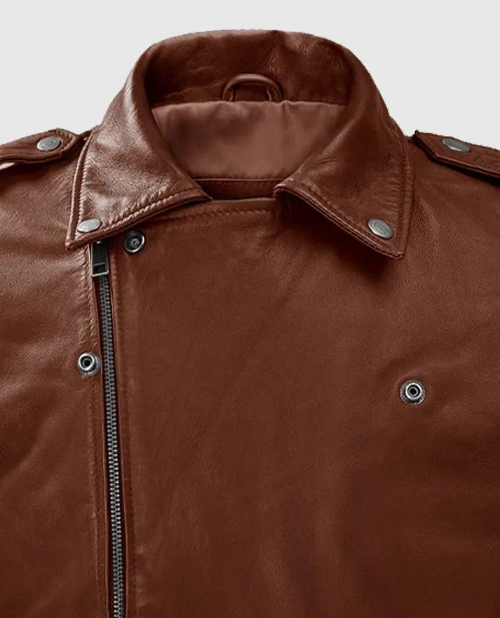Men's Rutland Tan Riding Leather Jacket