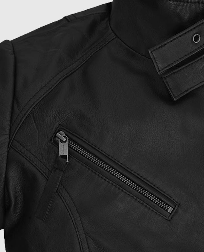 Natalie Portman Vox Lux Leather Jacket