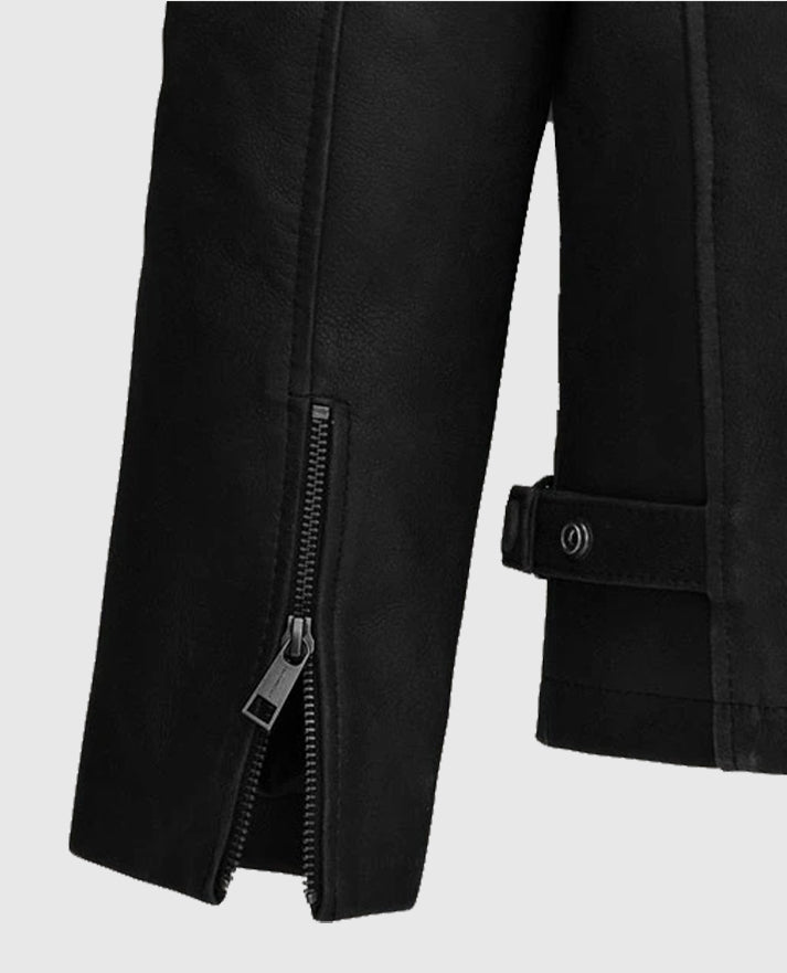 Dylan McDermott Hostages Leather Jacket