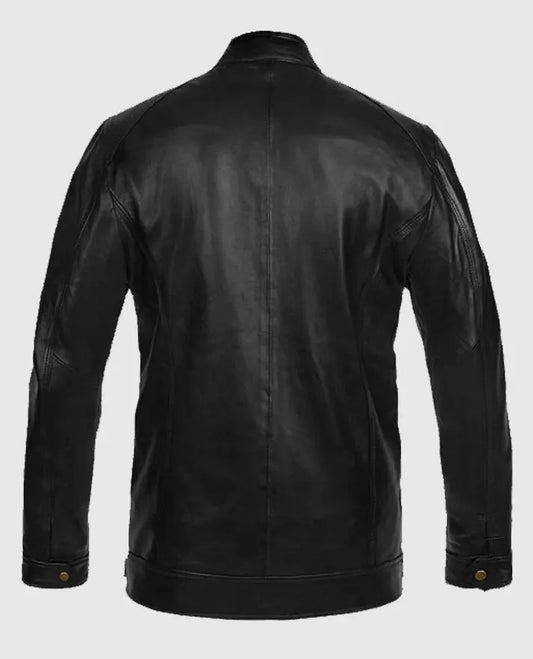 Black Biker Leather Jacket