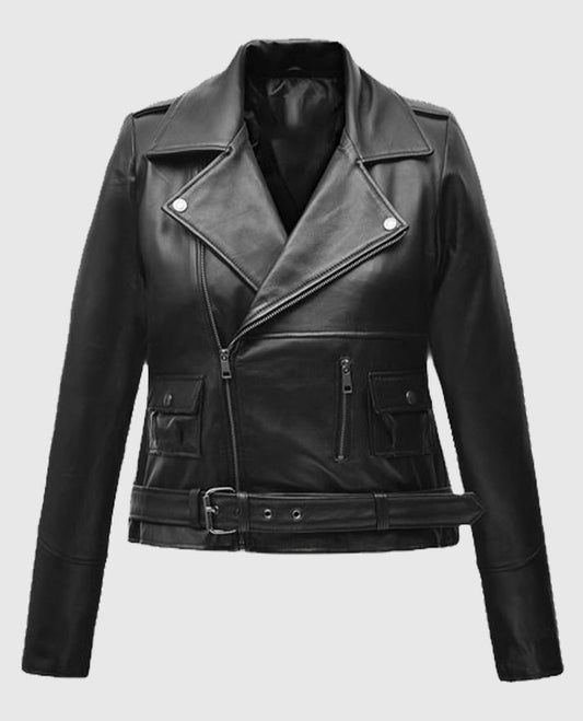 Cate Blanchett Leather Black Jacket