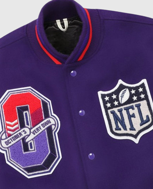 OVO x NFL Super Bowl LVIII Varsity Jacket