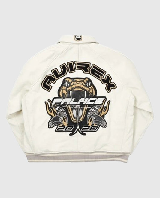 Palace Avirex No Snakes White Jacket