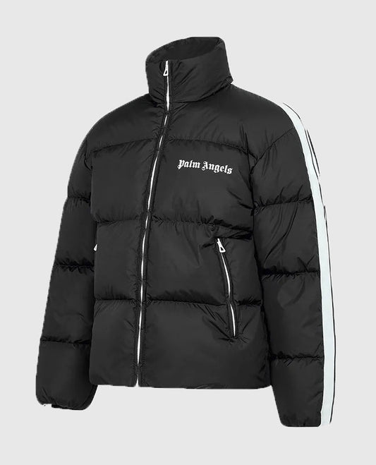 Palm Angels Track Black Puffer Jacket