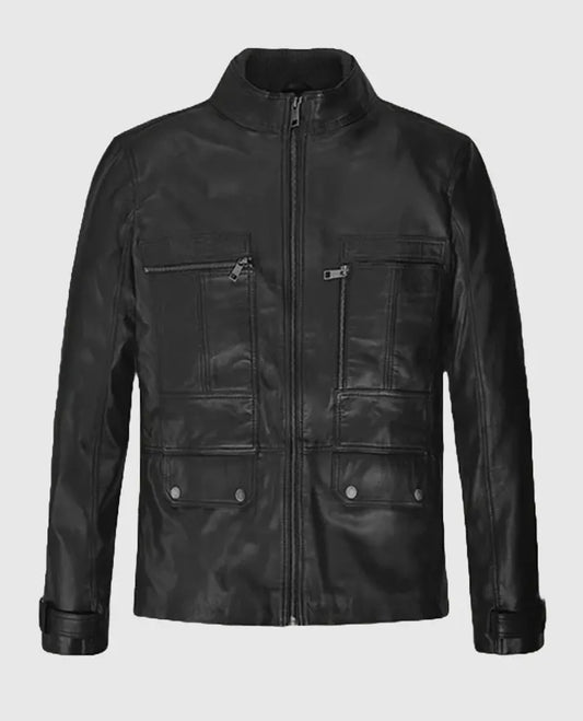 Paul Wesley Vampire Diaries Leather Jacket