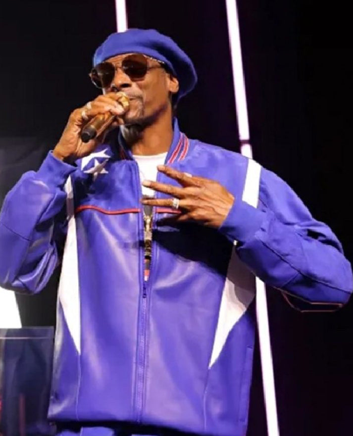 Snoop Dogg Paris 2024 Olympics Purple Jacket