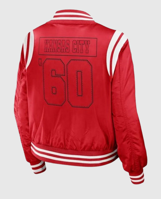 Super Bowl LVIII Taylor Swift Chiefs Red Jacket