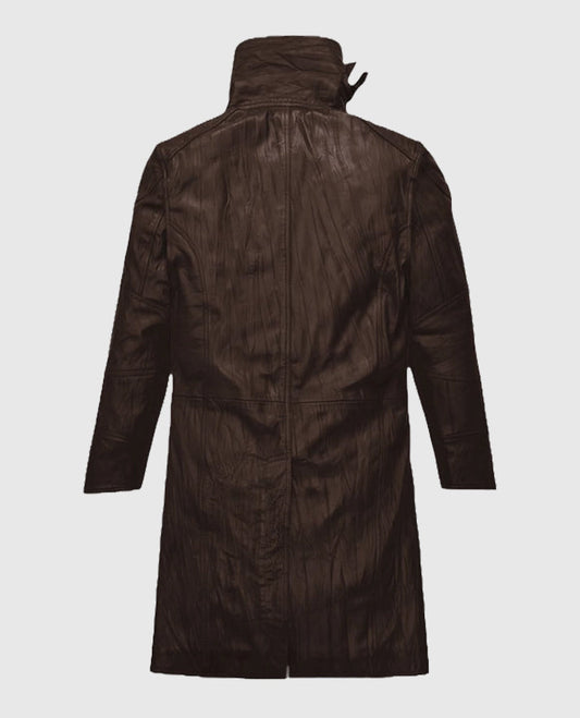 Wrinkled Brown Ryan Gosling Blade Runner 2049 Brown Long Coat