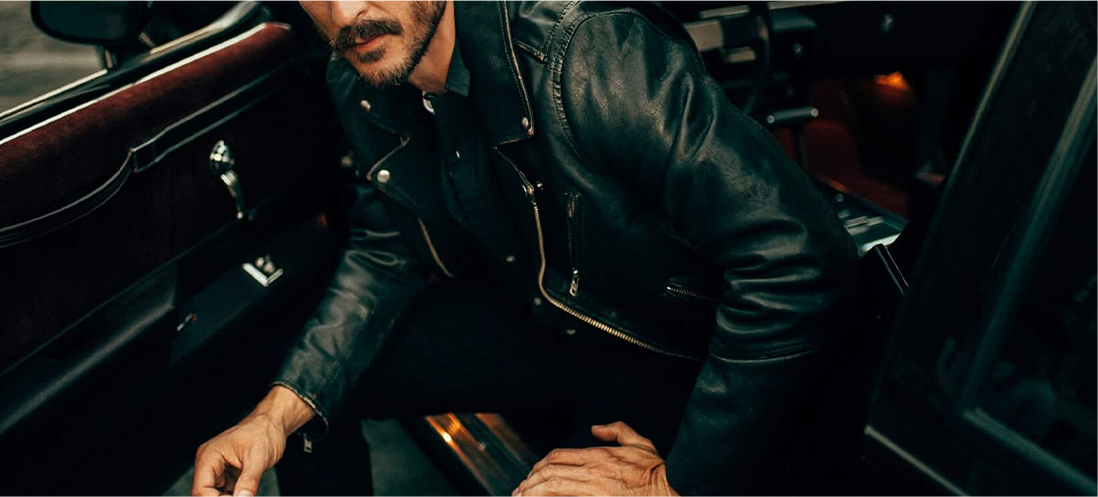 The Best Biker Leather Jacket Colors for Men in Every Season