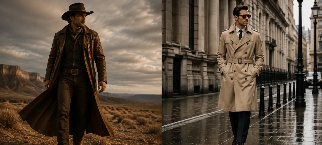 Duster Coat vs Trench Coat: The Style Difference Most People Miss