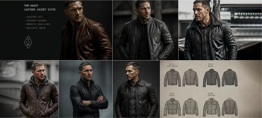 Tom Hardy Leather Jacket Style Guide Inspired by His Most Iconic Roles