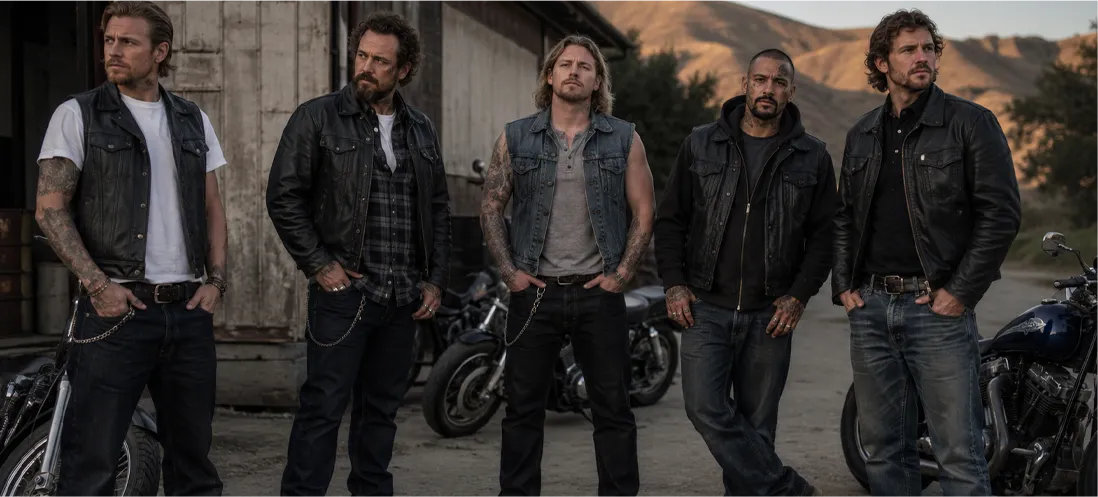 Sons of Anarchy Outfit Ideas Inspired by the SAMCRO Crew