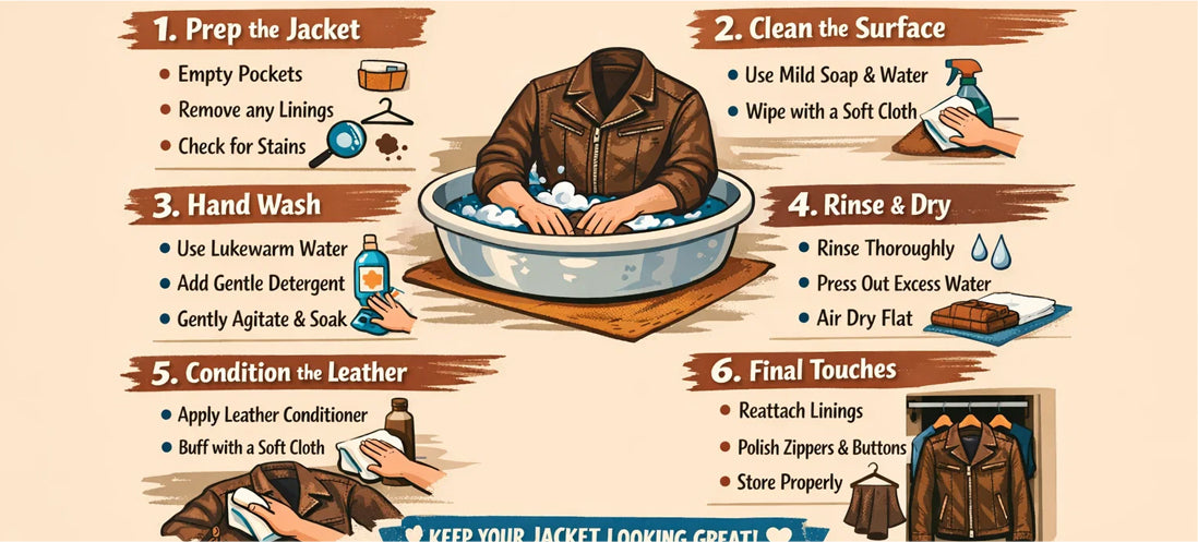 Complete Guide on How to Wash a Leather Jacket Without Ruining It