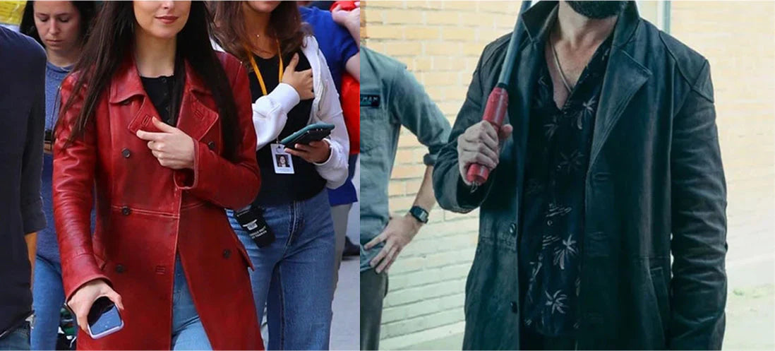 Celebrity Leather Trench Coats Inspired by TV and Film Looks
