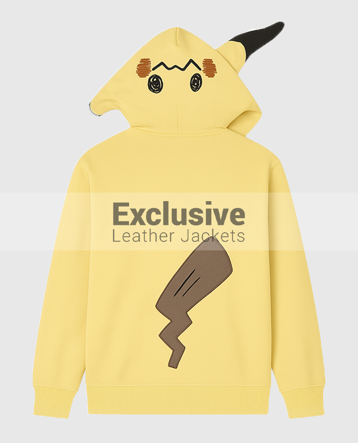 Mimikyu Themed French Terry Zip-Up Hoodie