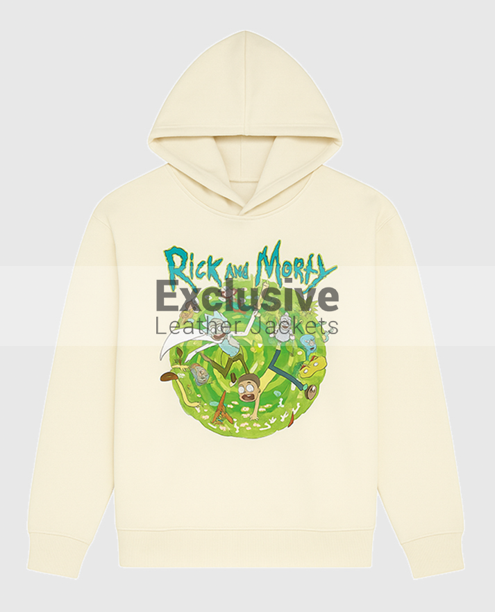 Rick and Morty Portal Collage Hoodie