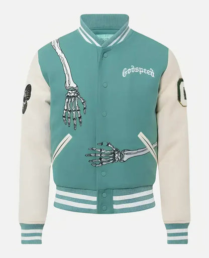 Godspeed Skull Rod Varsity Jacket
