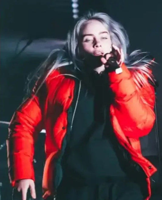 Billie Eilish Red Jacket