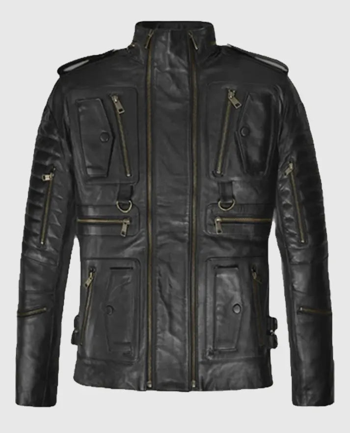 Classic Black Leather Jacket