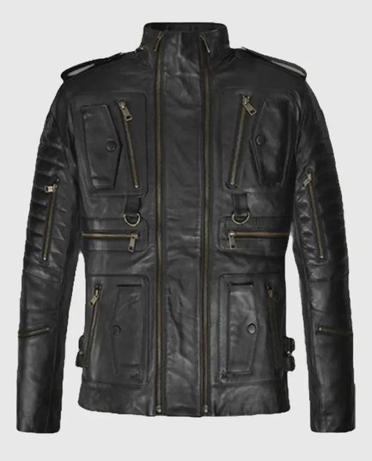 Classic Black Leather Jacket