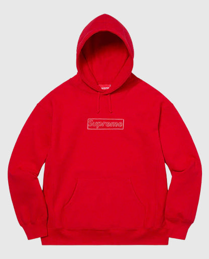 Supreme KAWS Chalk Logo Hooded Sweatshirt