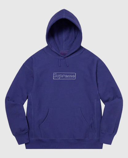 Supreme KAWS Chalk Logo Hooded Sweatshirt