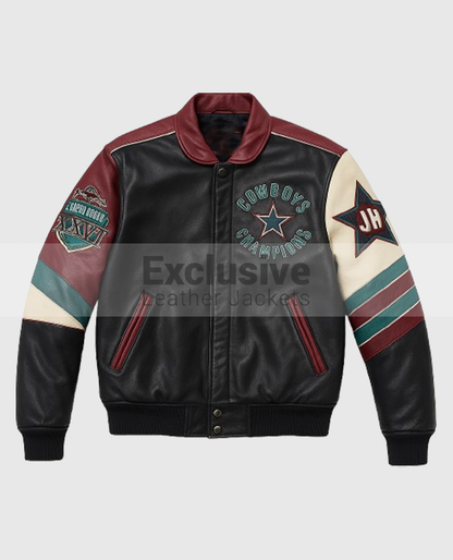 Jeff Hamilton Dallas Cowboy Leather jacket