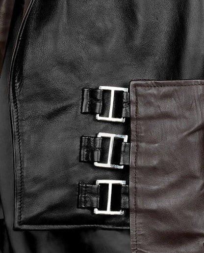 Zoe Saldana Guardians of the Galaxy Vol 2 Leather Coat