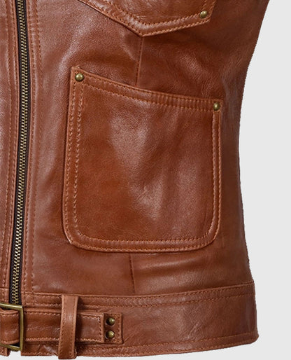 Jennifer Morrison Once Upon A Time Brown Leather Jacket