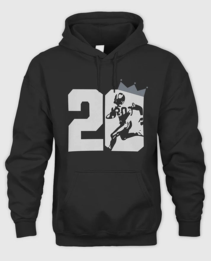 Eminem Barry Sanders Blue Hoodie