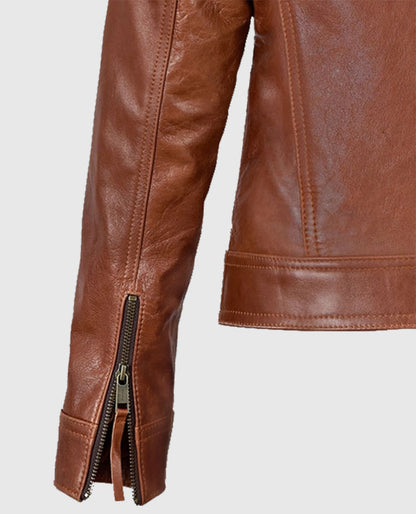 Jennifer Morrison Once Upon A Time Brown Leather Jacket