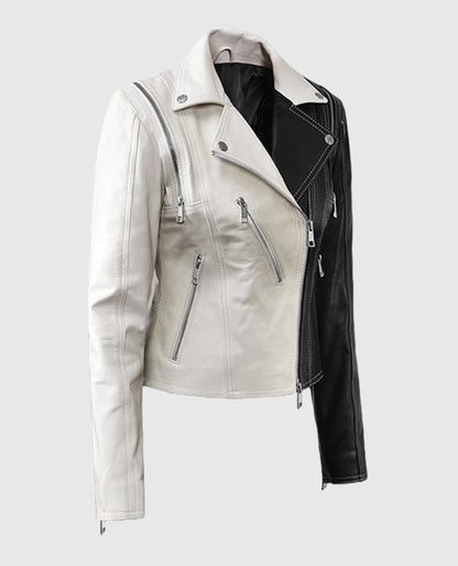 Women's Moto Twister Leather Jacket