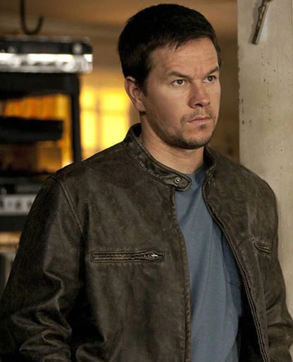 Mark Wahlberg Contraband Leather Jacket