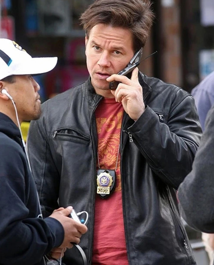 Mark Wahlberg The Other Guys Leather Jacket