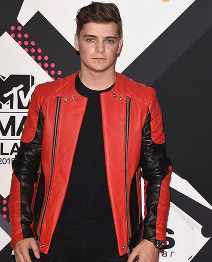 Martin Garrix MTV European Music Awards Leather Jacket