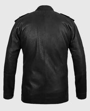 Men’s Black Motorcycle Leather Jacket