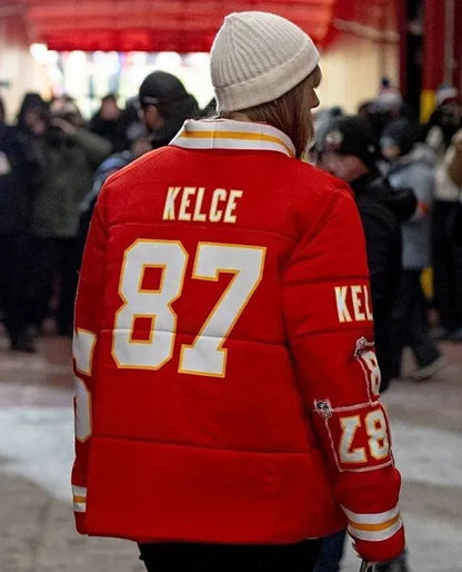 Taylor Swift Kelce 87 Puffer Jacket