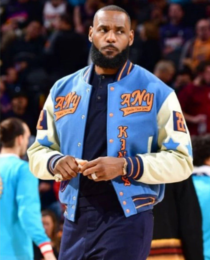 LeBron James NBA 22 Varsity Jacket