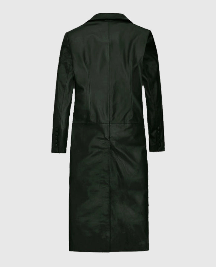 Women's Chelsea Leather Long Coat