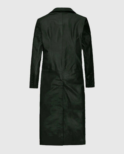 Women's Chelsea Leather Long Coat