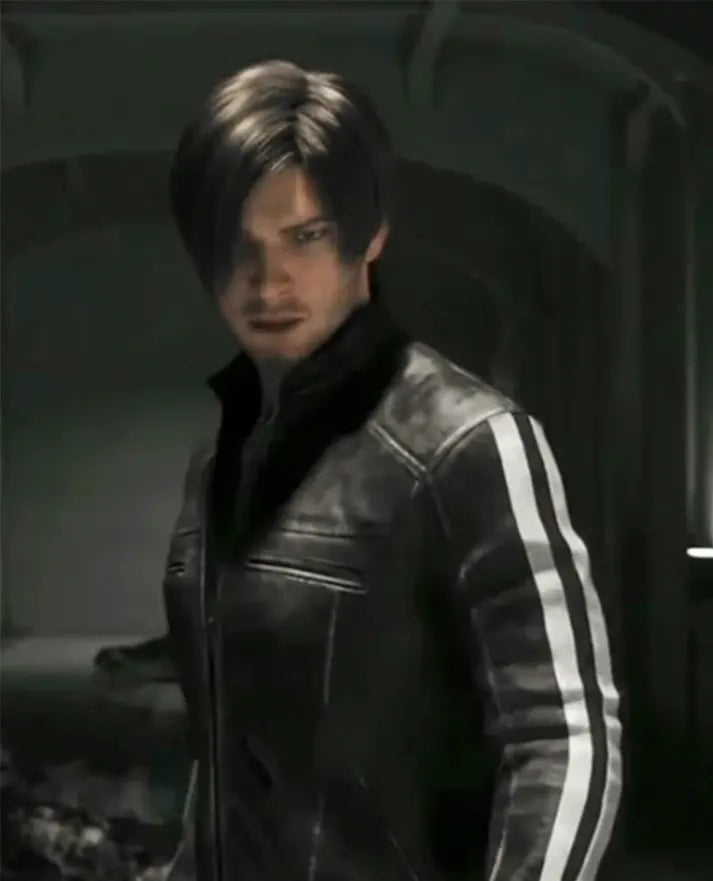 Resident Evil Vendetta Leon Kennedy Leather Jacket