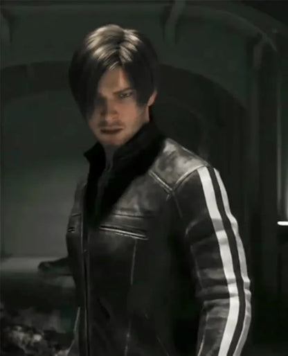 Resident Evil Vendetta Leon Kennedy Leather Jacket