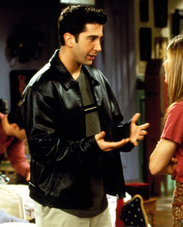 David Schwimmer Friends Season 4 Leather Jacket
