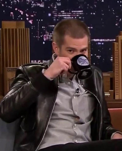 The Tonight Show Andrew Garfield Leather Jacket