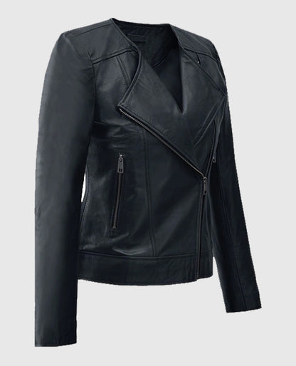 Women's Black Leather Jacket